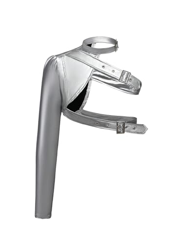 Floerns Women's Y2k Lightweight Jacket Buckle Cut Out Long Sleeve Going Out Crop Tops