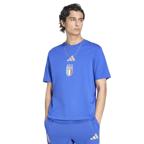 adidas Herren Figc DNA GR Tee Graphic Tee (kurzärmelig) (1 Stück), Bold Blue, XL
