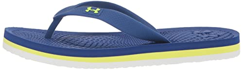 Under Armour Boy's Atlantic Dune Ii T Slide Sandal, Royal Blue (401)/Quirky Lime, 12 Little Kid #TOP7