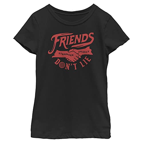 Netflix Stranger Things Friends Don't Lie Girls Short Sleeve Tee Shirt