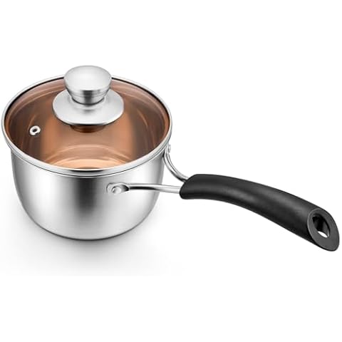 P&P CHEF 1 Quart Stainless Steel Saucepan Cover