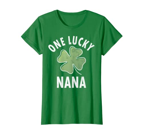One Lucky Nana Shirt Funny Saint Patricks Day Gift Maglietta