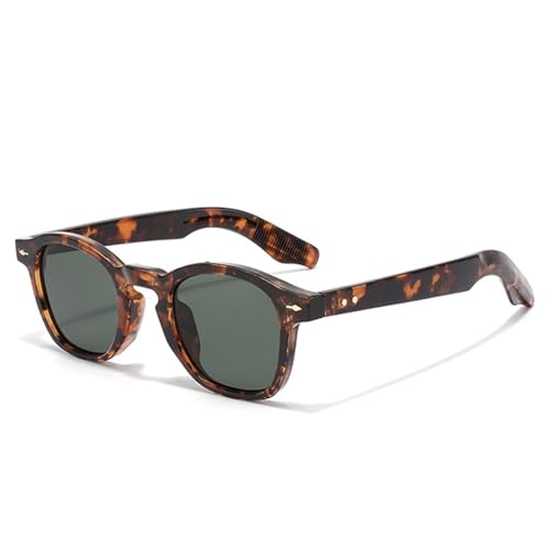 Lunettes de soleil pour femmes contre les reflets solaires monture punk léopard
