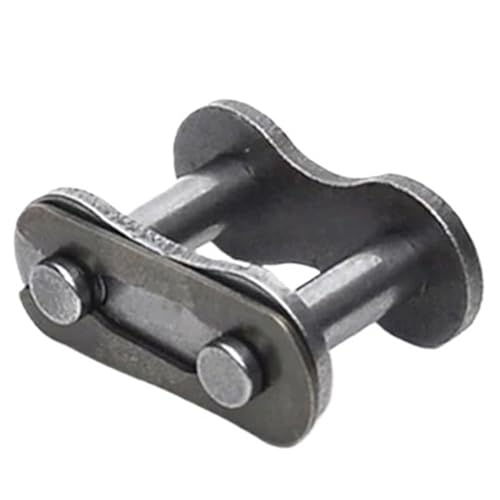 Generic 1Pcs 04c-1 Carbon Steel Roller Chain/Chain Connector, Chain Pitch 6.35, Half/Full Buckle Roller Industrial Chain/Join Buckle MINGPING (Size : Closed Connector)