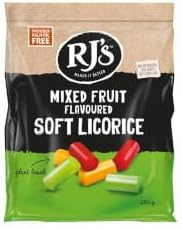RJ's Mixed Fruit Flavoured Soft Licorice, 280g