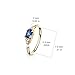 Amelia Fashion 20 Gauge Oval CZ Center Set Gold Bendable Nose Ring Hoop For Nose, Eyebrow, Ear Cartilage All Surgical Steel (Choose Color) (Red)