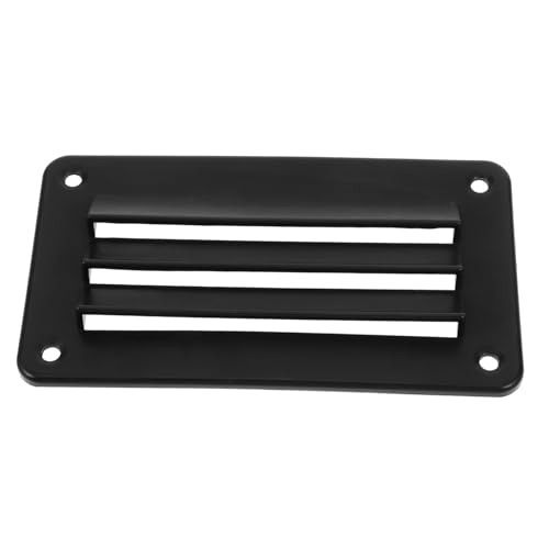 MUELODSIC 1 Set Louvered Vent Panel with Screws Durable and Rv Ventilation Grill for Efficient Airflow and Rainwater Protection for Yachts and Boats