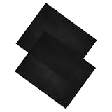 MAGICLULU 2 Stücke Filterschwamm staubfilter staubschutz Computerfall -Lüfterfilter staubdichte Abdeckung Lüfterfilterpad Computer-Lüftergitter staubdichter Filter Polyurethan Black
