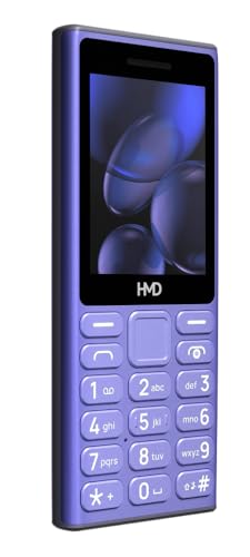 Image of HMD 110 4G Keypad Phone with YouTube, Back Camera, Built-in UPI App, Phone Talker, Long-Lasting Battery, Type - C, Wireless FM Radio | 1 Year Replacement Guarantee | Blue