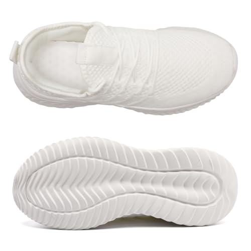 Image of Women's Tennis Running Walking Shoes Slip on Casual Non Slip Athletic Workout Gym Sneakers Fashion Lightweight Breathable Mesh Jogging Work Sports Outdoor Shoe