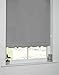 Emma Barclay Scalloped Roller Blind - Child Safe Blind with Adjustable Cord and Scalloped Edge Detailing in Grey - Width 60 x Drop 165cm