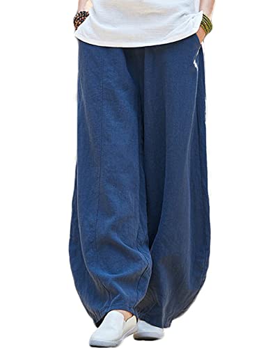 Pantalon large en lin anti-chaleur fini les vêtements serrés avec ce modèle M