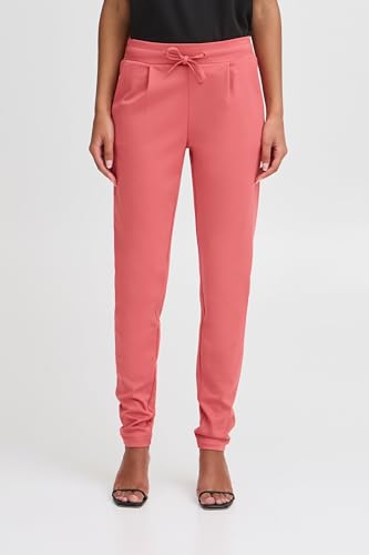 ICHI IHKATE PA2 Damen Sweathose Sweatpants Relaxhose mit Stretch Schmaler Schnitt mit Elastikbund, Größe:S, Farbe:Holly Berry (171633) – Ansicht 2