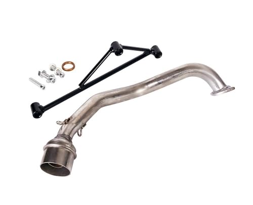 Silencieux d'échappement pour GY6 125cc 150cc tube collecteur de remplacement moto