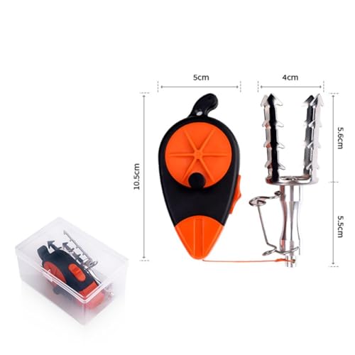 Señuelo de pesca recuperador duradero de acero inoxidable con cuerda de 30m 3
