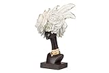Poliresina Busto SEÑORA Resina 20X13X30 CM