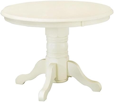 Homestyles Warwick Dining Table, W-42”, D-42”, H-30”, Off White