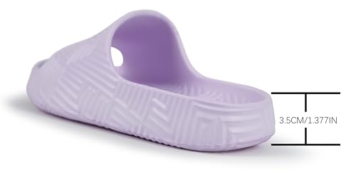Image of Weweya Slides for Women and Men - Bathroom Shower Shoes - Non Slip House Slippers - Lightweight Beach Sandals