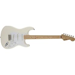 Fender Jimmie Vaughan Tex-Mex Strat Guitare électrique avec touche en érable Blanc olympique 0139202305 - Les Beatles, Paul McCartney, John Lennon, RIngo Starr, George Harrison