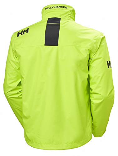 Image of Helly-Hansen mens Crew Midlayer Fleece Lined Waterproof Windproof Rain Jacket