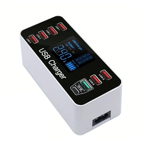 40 ���b�g�}���[�d�� QC3.0 8 �|�[�g�}���` USB �[�d�X�e�[�V�����^�C�v C PD 20 ���b�g�̃^�u���b�g�f�X�N�g�b�v�p�����[�d ���L���݊���