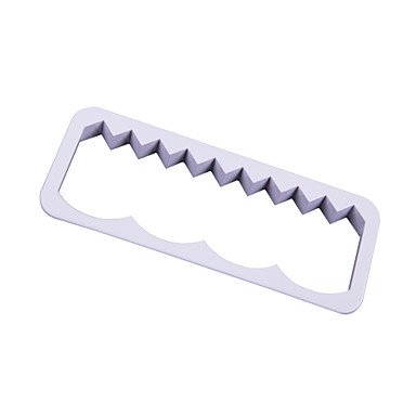GenericFOUR-C Straight Frill Cutter-Broderie Anglaise, Fondant Lace Cutter, Fondant Cake Decoration #03693422
