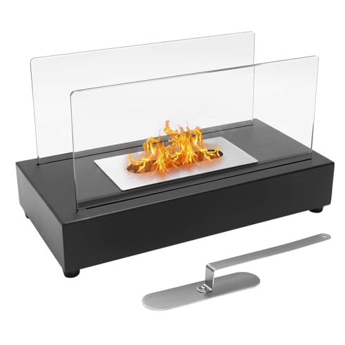 Chimenea de Mesa Rectangular, Negra
