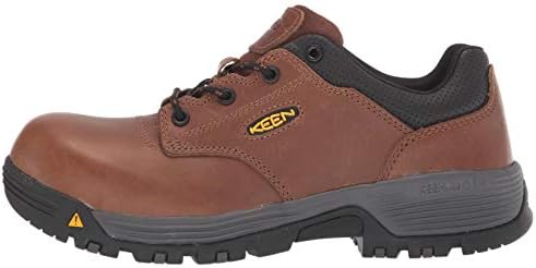 KEEN Utility mens Chicago Oxford Low Composite Toe Work Shoe, Tobacco/Black, 7.5 Wide US | Image 7