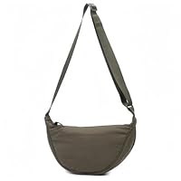 Flycppo Borsa a Mezzaluna da Donna,Borsa a Tracolla in Nylon,Crossbody Bag Casual,Borsa Hobo a Spalla con Tracolla Regolabile