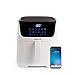 CREATE FRYER AIR SMART/ Friteuse sans huile 5,5 L blanche / Friteuse à air chaud avec 12 programmes, Wifi, Minuteur, programmable