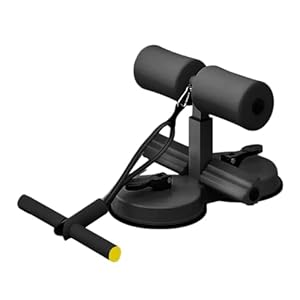 Sit Up Assistant Device Floor Sit Up Bar Portable Sit Up Exercise Equipment with Suction Cup for Abdominal Training