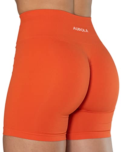 Image of AUROLA Intensify Workout Shorts for Women Seamless Scrunch Short Gym Yoga Running Sport Active Exercise Fitness Shorts