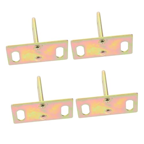 Holibanna 4Pcs Heavy Duty Foot Pedal Seat Lock Hook for Electric Scooter Motorcycle Saddle Bucket Lock Easy Installation Enhanced Security Replacement Convenience