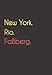 Produktbild New York. Rio. Faßberg.: Witziges Notizbuch | Tagebuch DIN A5, liniert. Für Faßberger und Faßbergerinnen. Nachhaltig & klimaneutral.