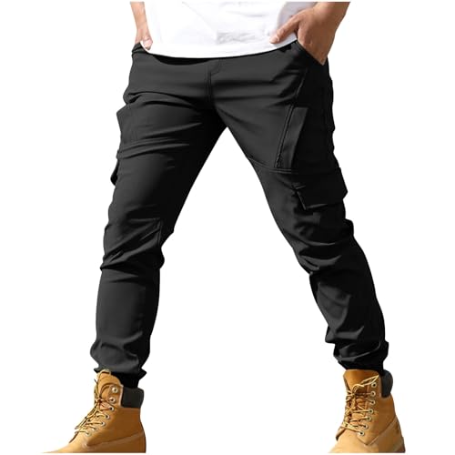Men's Pro Stretch Tactical Pants Multi Pockets Casual Sports Pants Outdoor Hunting Cargo Pants Army Techwear Pants