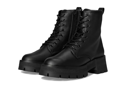 Steve Madden Rascal Rangers femme bottines noires lacets chaussures montantes rock