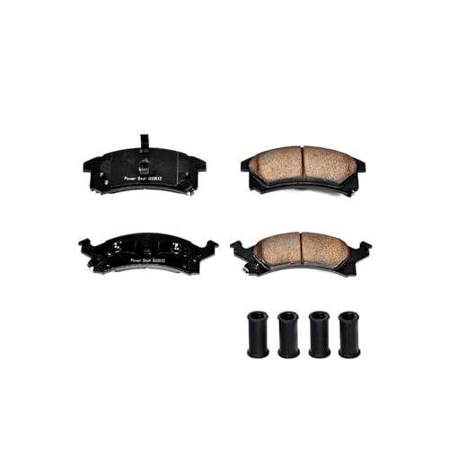 Image of PowerStop Front Brake Pads for Buick Skylark 1996-98 |Chevrolet Beretta 1996 |Cavalier 1996-05 |Corsica 1996 |Oldsmobile Achieva 1996-98 - Z17 Ceramic Brake Pads with Installation Hardware, 17-673