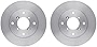 Dynamic Friction Company Front Brake Rotors - 6002-54243