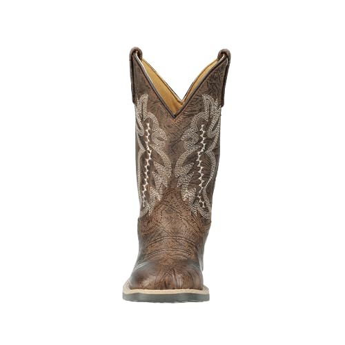 Smoky Mountain Western Boots Boys Presley Square Toe Brown 3311C4