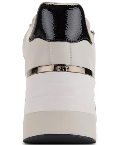 DKNY Women's Kai Lace Up Wedge Sneaker2