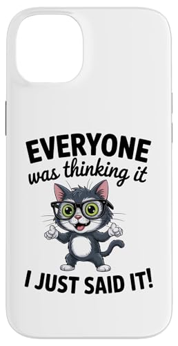 �������Ȕ���ȔL �݂�Ȃ��v���Ă��� I Just Said It �X�}�z�P�[�X iPhone 14 Plus �p