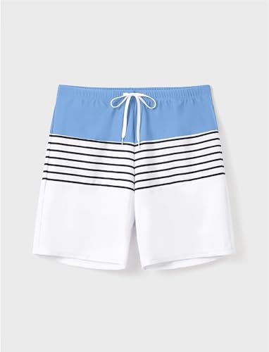 PATPAT Family Matching Swimsuits Swimwear Set for Couples Mommy and Me Striped Spliced Bathing One-Piece Swimsuits