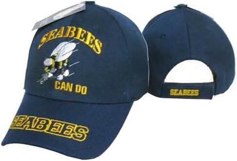 Miniatura 2 de Nuevo! US Navy USN Seabees CAN DO Ball Cap HAT Navy, Multi