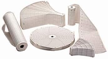 Chessell Strip Chart Paper, 100 mm, 16 meters, 50 Grid, Z-fold