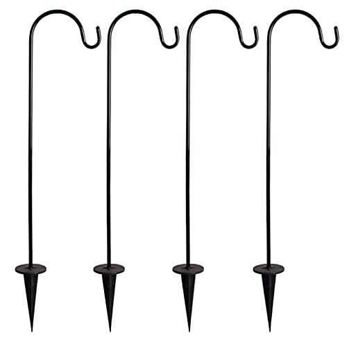 Mokyler Schäferhaken 50cm Schwarz 4er Set