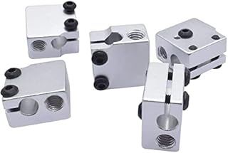 2/5pcs for 3D Printer Volcano hot end Eruption Heater Block Heating Block 1.75 3mm Filament Extruder J-Head Aluminium Heater Block 3D Printing Accessories (Size : 5pcs) Ideal (Size : 5pcs)