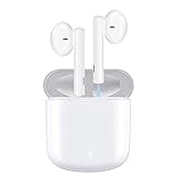 ASENTER Auriculares inalámbricos Bluetooth 5.0,Control táctil, IPX5 reducción del Ruido estéreo 3D HD, con micrófono y Estuche de Carga portátil para Todos Bluetooth de Android/iPhone/Samsung