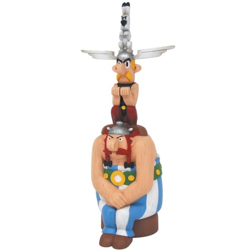 Plastoy Astérix Figurine Totem Astérix, Obélix et Idéfix - Résine - 40 cm