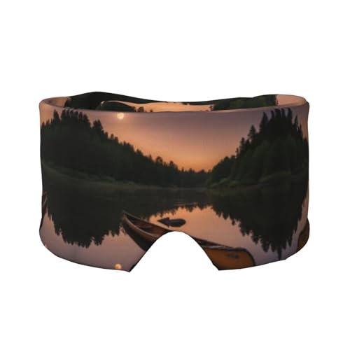 Moonlit Canoe Allagash River �v�����g �����Y ���f�B�[�X �ʋC�� ���߉\ ���� �ڂƎ��̃}�t �}�X�N ���K ���s