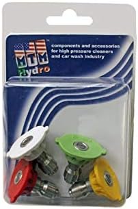 MTM Hydro 17.0191 QC Hydrojet SS 5.5 Power Washer Tips 4 Pack